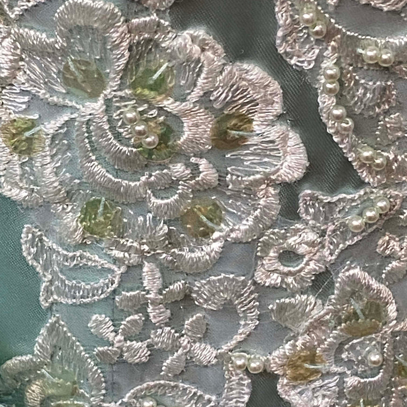 Vintage Theaterkleid Mintgrün Rüschen Ballkleid Bühnenkostüm Barock Stil, Ansicht 4