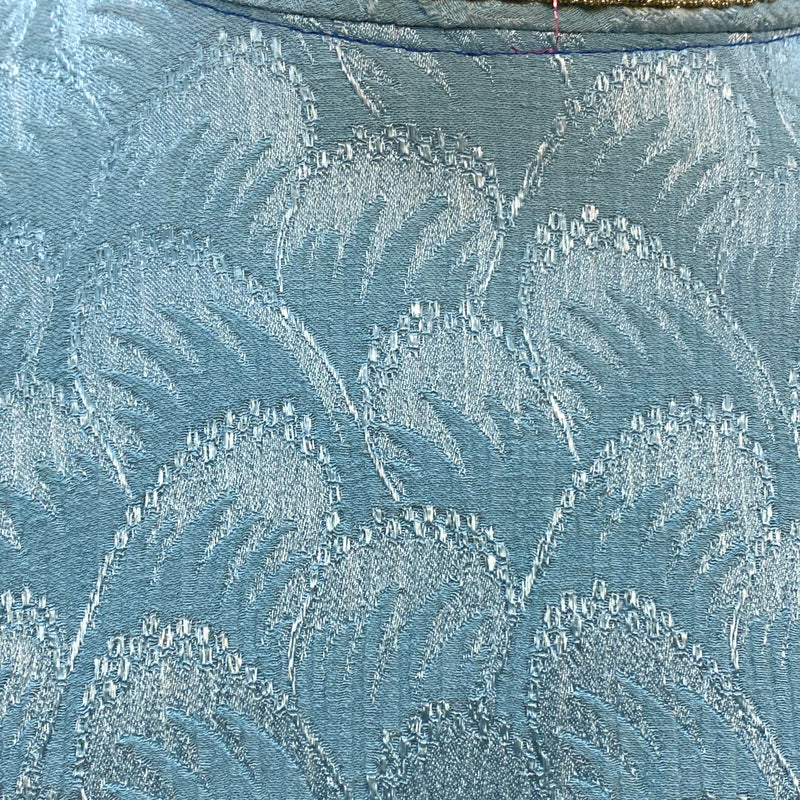 Theaterkostüm Renaissance Stil | Blau-Samt & Brokat | Gr. 42 | Mittelalter Kleid