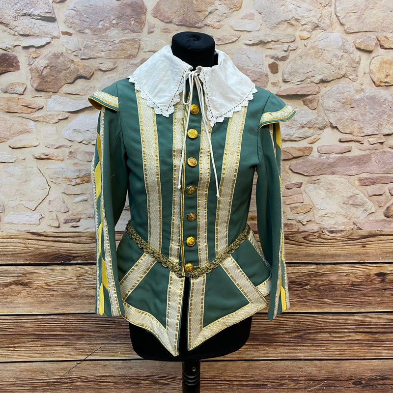 Vintage Theater-Uniformjacke, Größe 38