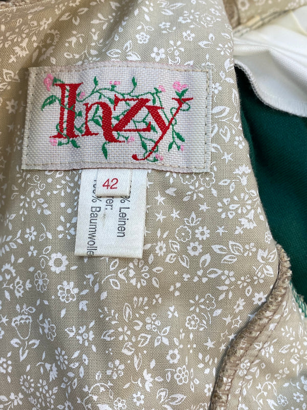 „Detail Mieder Theaterkostüm alpenländischer Stil“