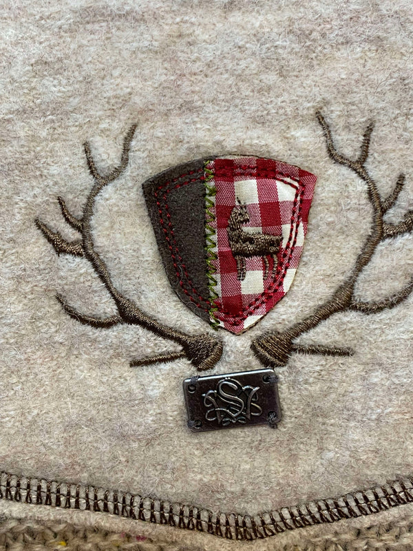 Trachtenstrickjacke - Herren - grau – Größe S – Spieth & Wensky