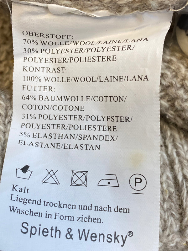 Trachtenstrickjacke - Herren - grau – Größe S – Spieth & Wensky