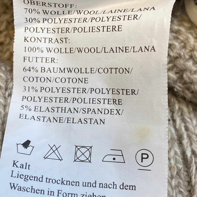 Trachtenstrickjacke - Herren - grau – Größe S – Spieth & Wensky