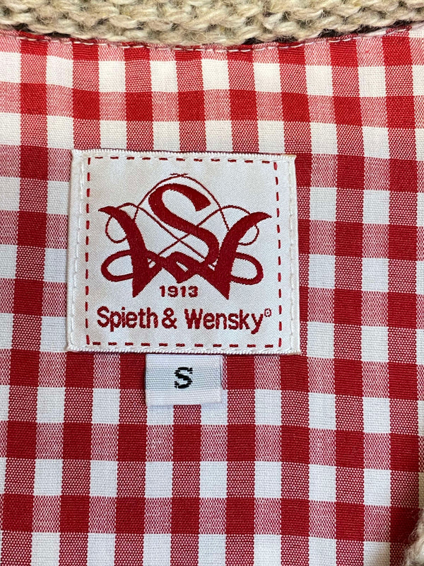 Trachtenstrickjacke - Herren - grau – Größe S – Spieth & Wensky