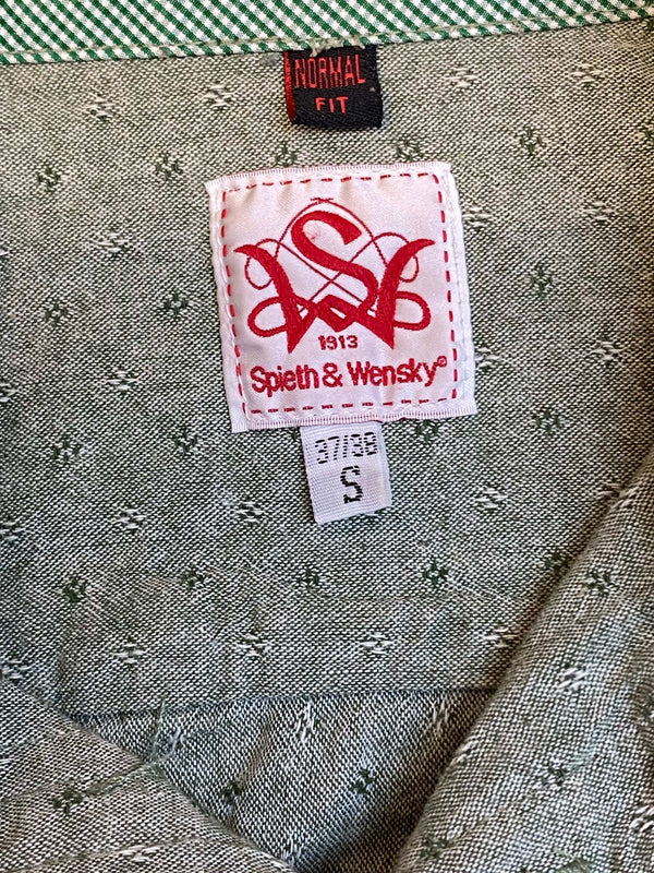 Trachtenhemd - grün - Gr.S