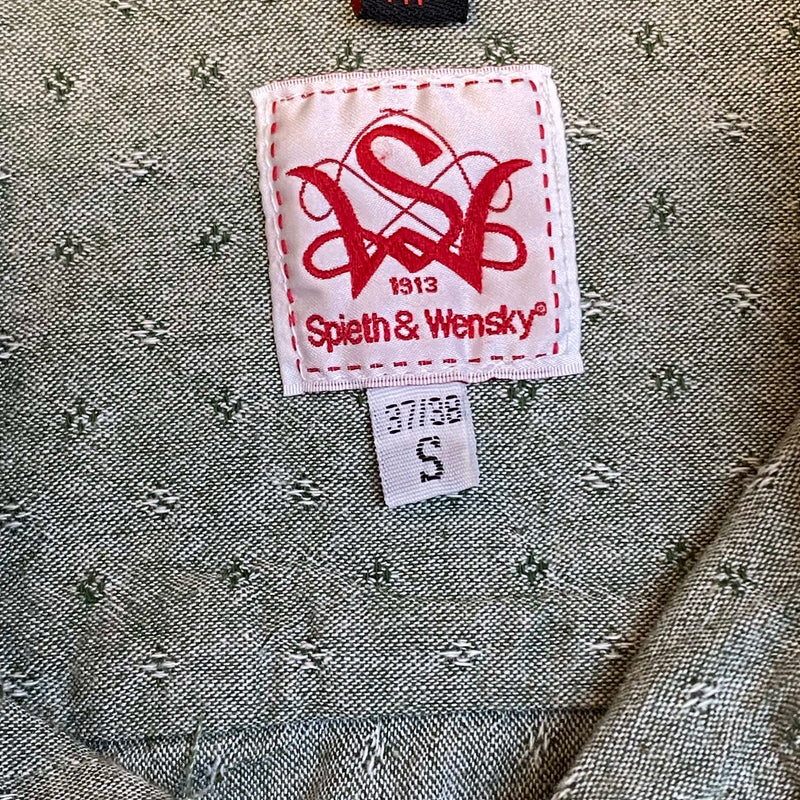 Trachtenhemd - grün - Gr.S