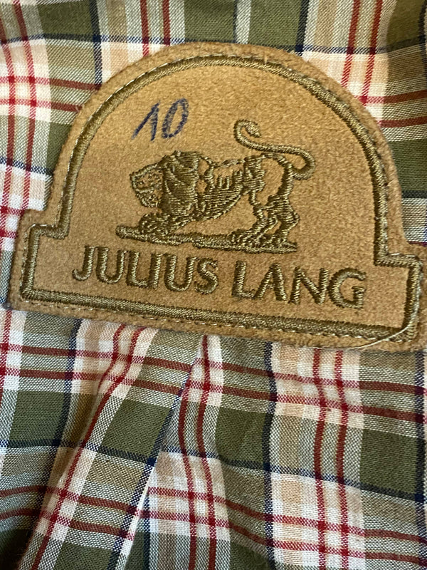 Vintage Trachten Lederjacke Herren Schwarz Braun mit Stickerei – Größe 50, Ansicht 6