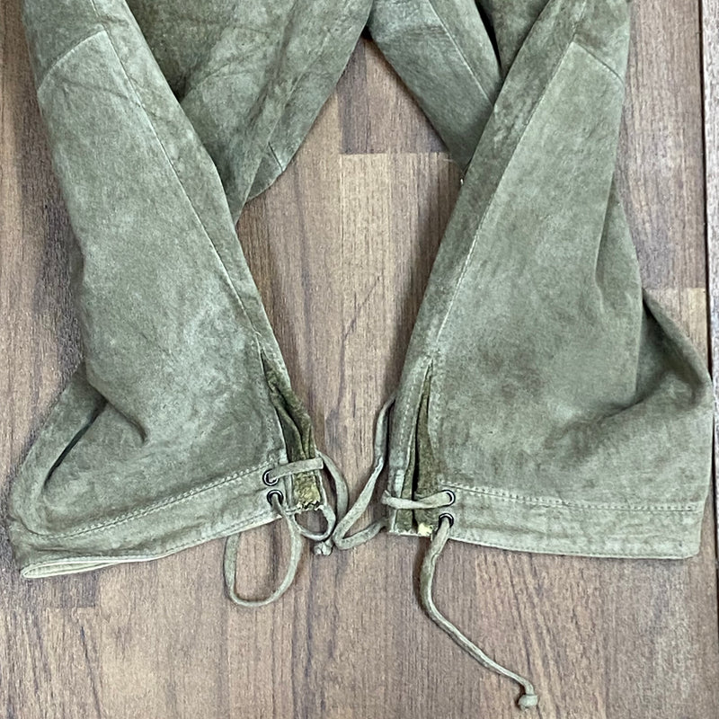 Vintage Herren Kniebundlederhose Trachtenhose Landhaus Gr.46