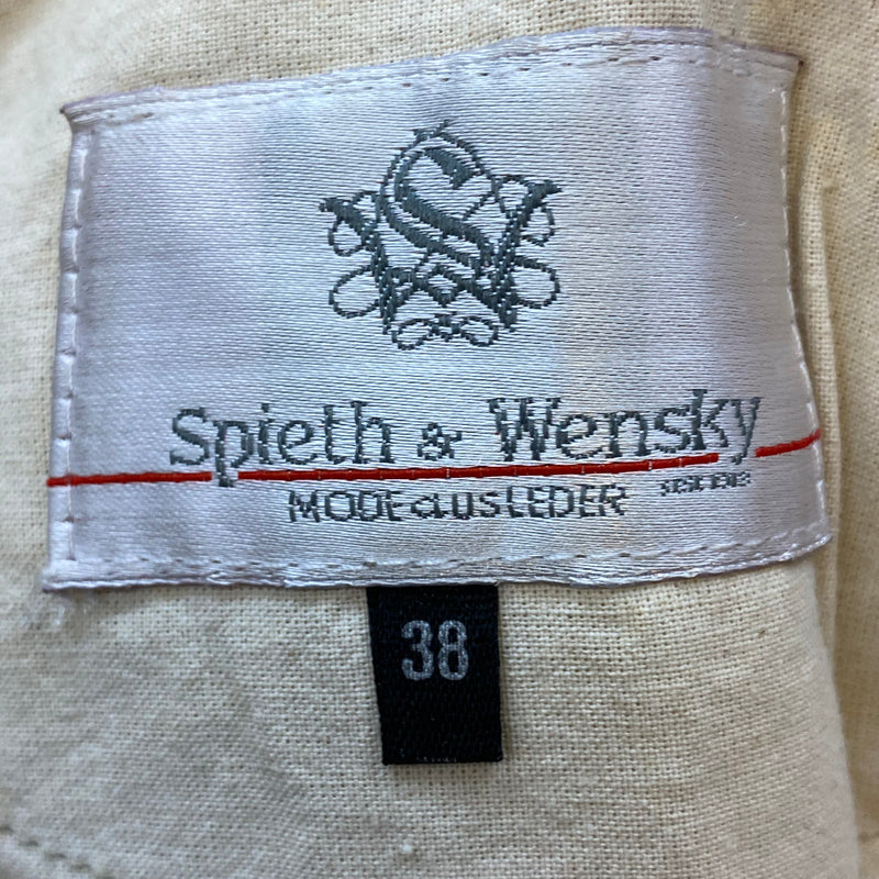 Damen Trachtenlederhose Kniebund Gr. 38 – Spieth & Wensky – olivgrün