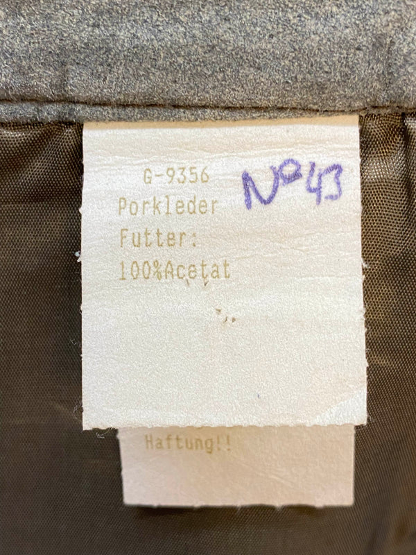 Damen Trachtenlederhose Vintage Gr. 44 Olivgrün