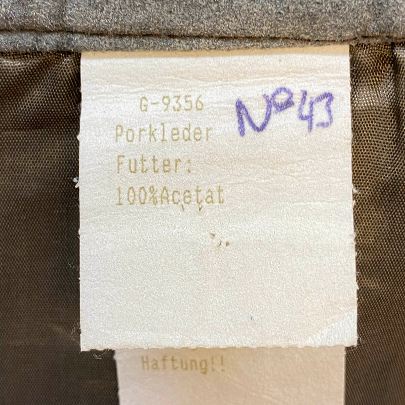 Damen Trachtenlederhose Vintage Gr. 44 Olivgrün