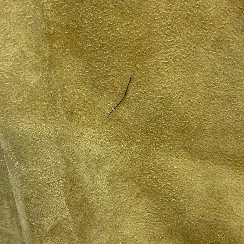 Vintage Damenlederhose in Oliv – Detail Rauleder