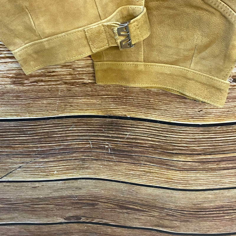 Damen Trachten-Lederhose 3/4 Gr. 38 – hellbraun