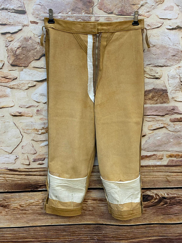 Damen Trachten-Lederhose 3/4 Gr. 38 – hellbraun