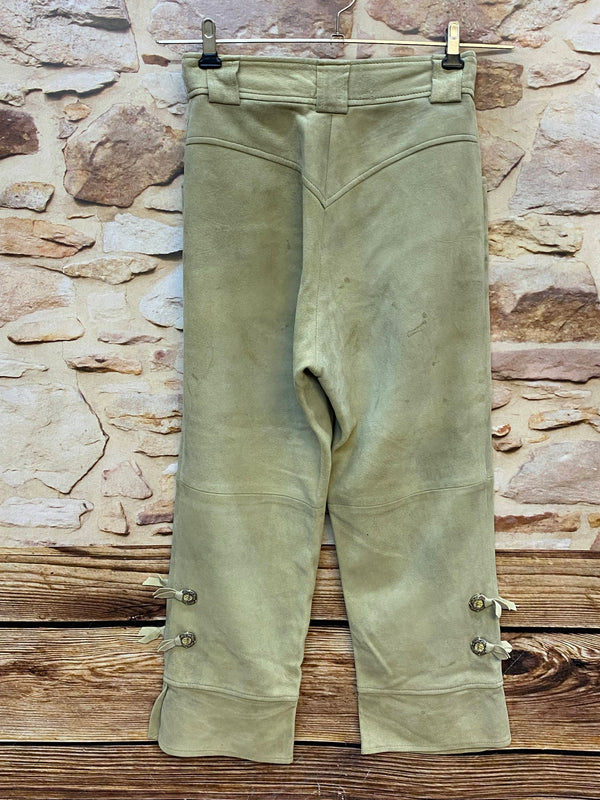 Damen Trachtenlederhose 7/8 Gr. 36 – Alt Salzburg
