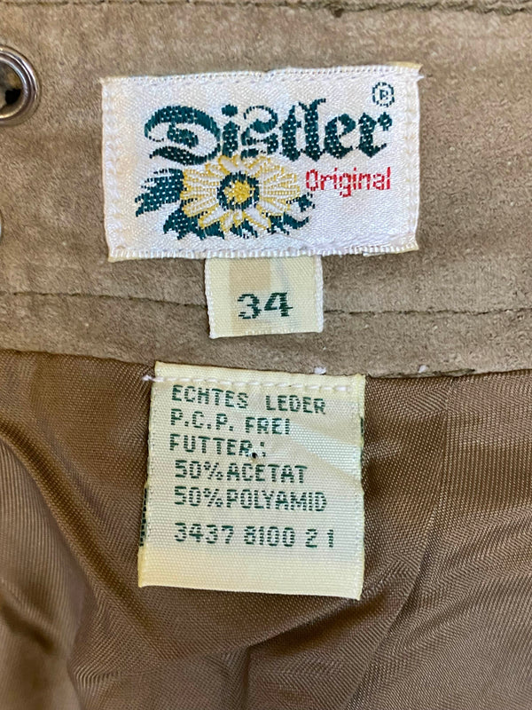 Damen Trachtenlederhose 3/4 Gr. 34 – Distler