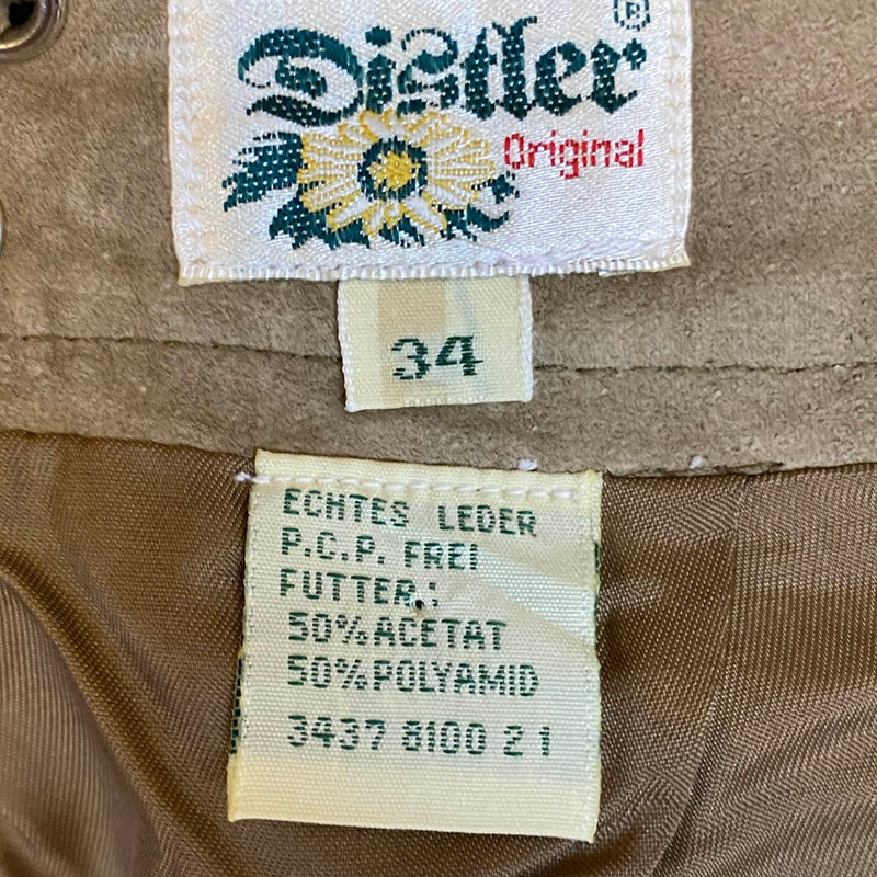 Damen Trachtenlederhose 3/4 Gr. 34 – Distler