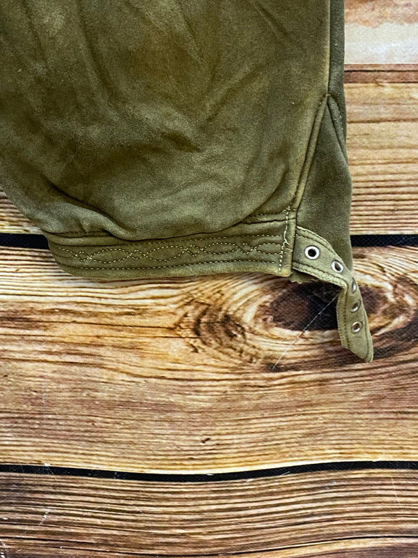 Damen Trachtenlederhose 3/4 Gr. 34 – dunkelgrün