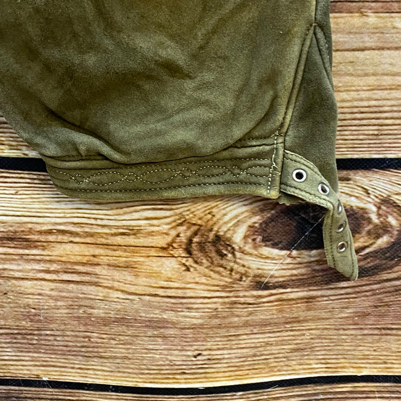 Damen Trachtenlederhose 3/4 Gr. 34 – dunkelgrün