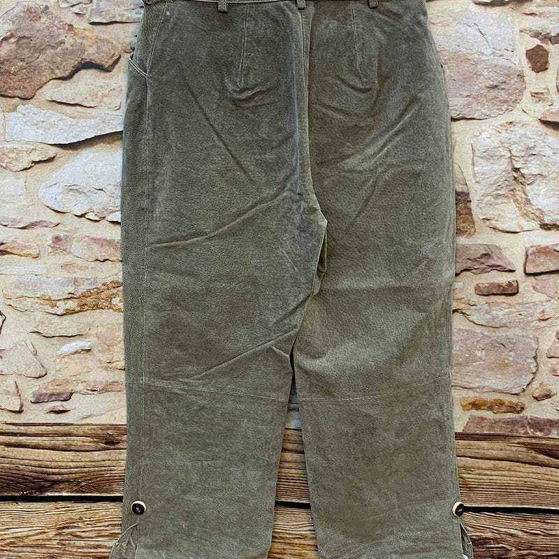 Vintage Trachtenlederhose Damen Gr. 36 mit Spitze