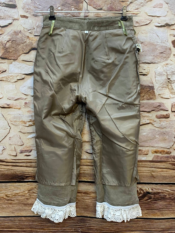 Vintage Trachtenlederhose Damen Gr. 36 mit Spitze