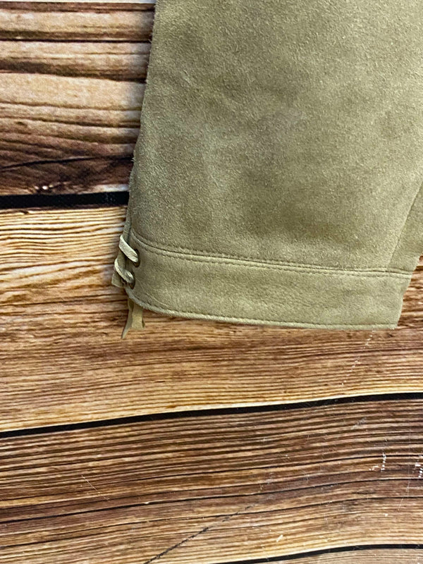 Vintage Damen Kniebundlederhose Hirschleder – Gr. 36
