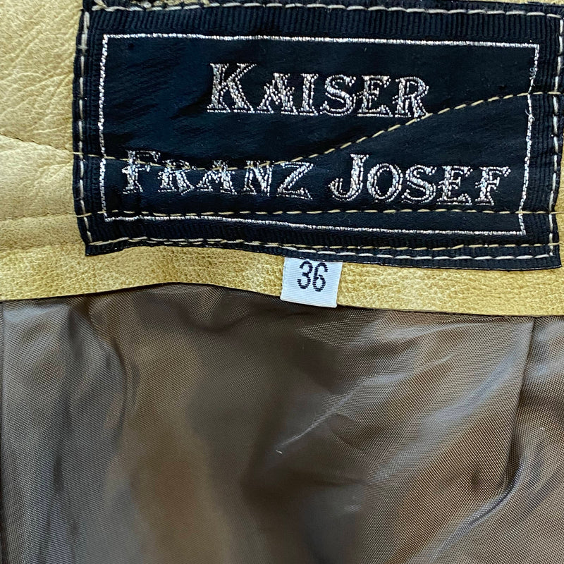 Vintage Damen Kniebundlederhose Hirschleder – Gr. 36