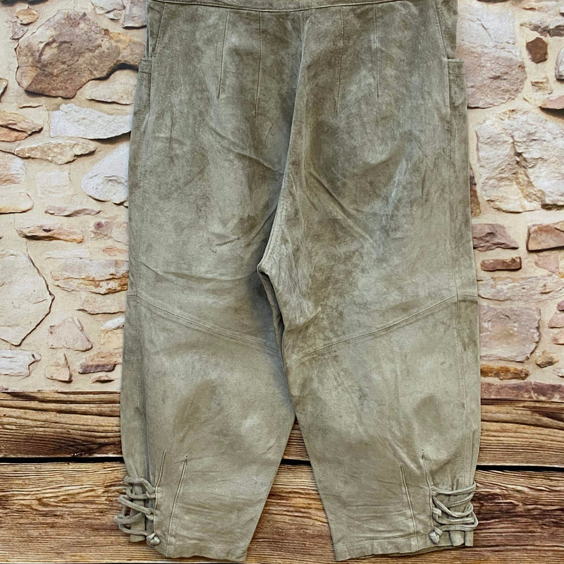 Vintage Damen Kniebundlederhose Landhaus – Gr. 44