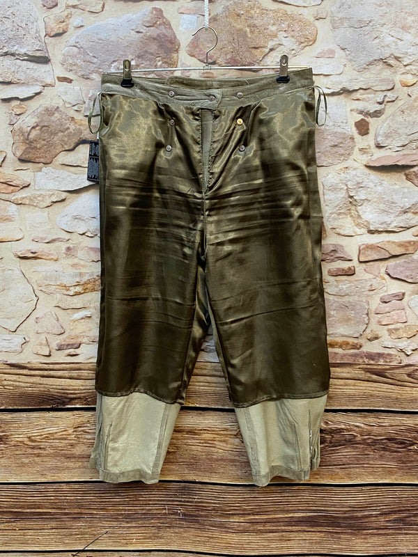 Vintage Damen Kniebundlederhose Landhaus – Gr. 44