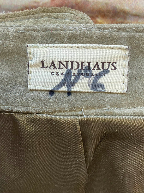 Vintage Damen Kniebundlederhose Landhaus – Gr. 44