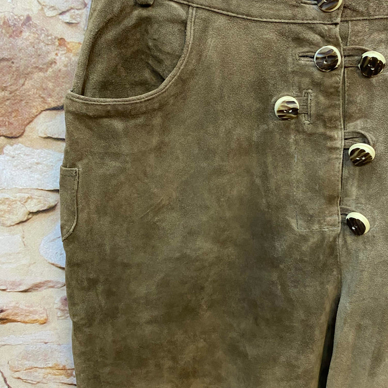 Vintage Damen Kniebundlederhose Natural Life – Gr. 44