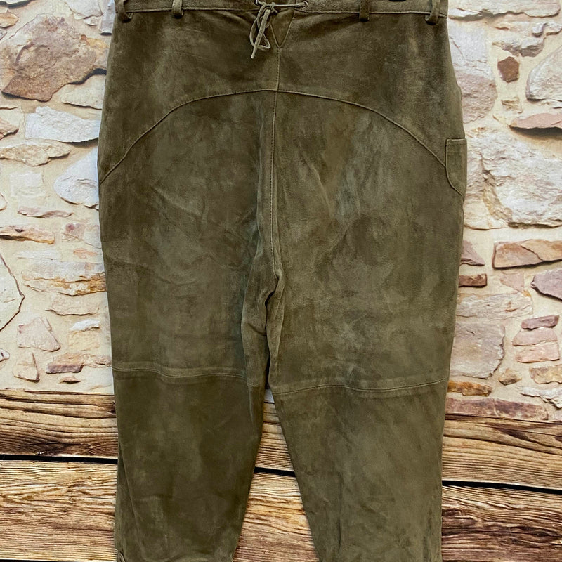 Vintage Damen Kniebundlederhose Natural Life – Gr. 44