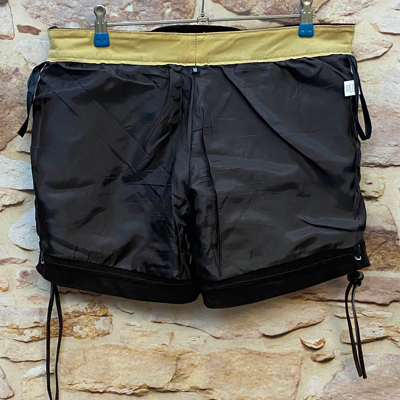 Kurze Trachtenlederhose Damen dunkelbraun – Gr. M