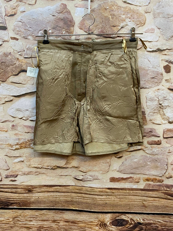 Kurze Vintage Damen Lederhose Luis Steindl – Gr. 40