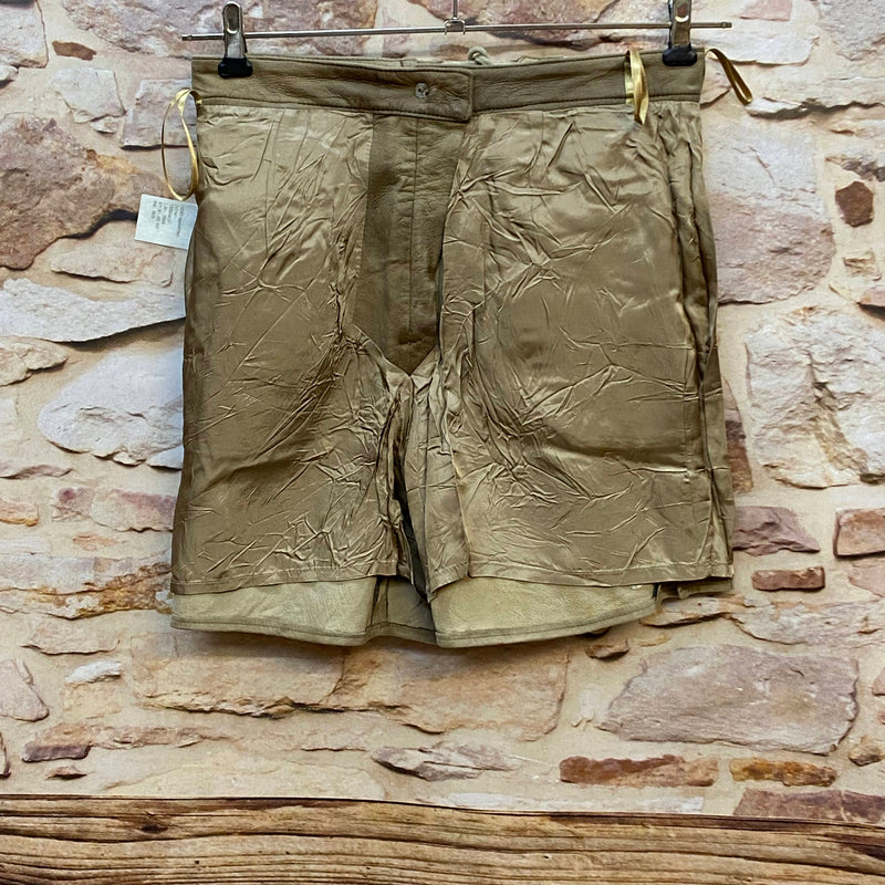 Kurze Vintage Damen Lederhose Luis Steindl – Gr. 40