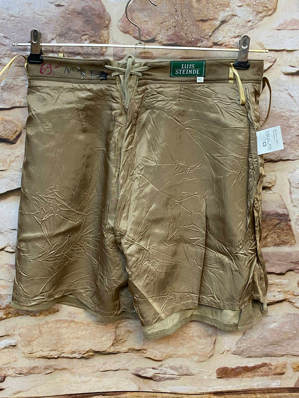 Kurze Vintage Damen Lederhose Luis Steindl – Gr. 40
