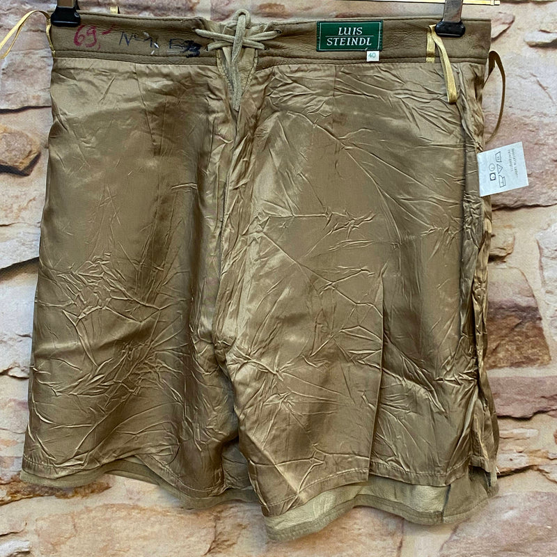Kurze Vintage Damen Lederhose Luis Steindl – Gr. 40