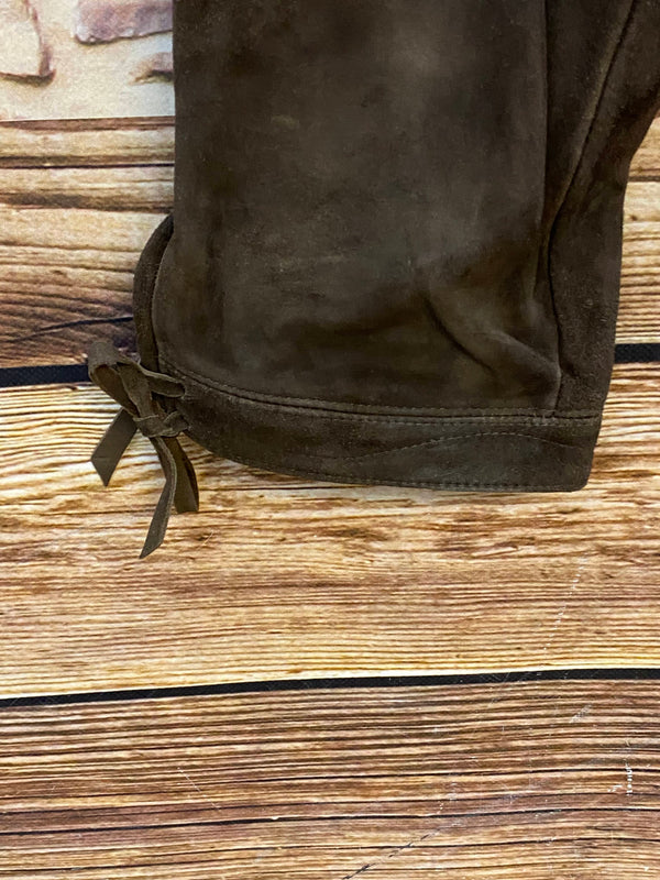 Herren Trachtenlederhose Kniebund Gr. 44 – dunkelbraun