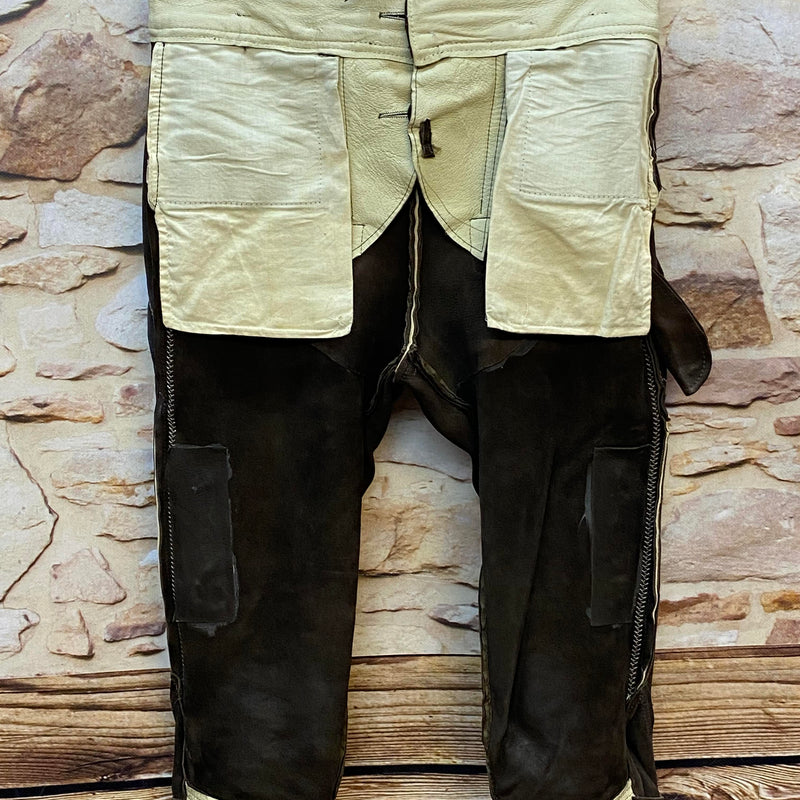 Herren Trachtenlederhose Kniebund Gr. 44 – dunkelbraun