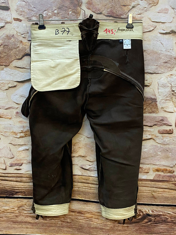 Herren Trachtenlederhose Kniebund Gr. 44 – dunkelbraun