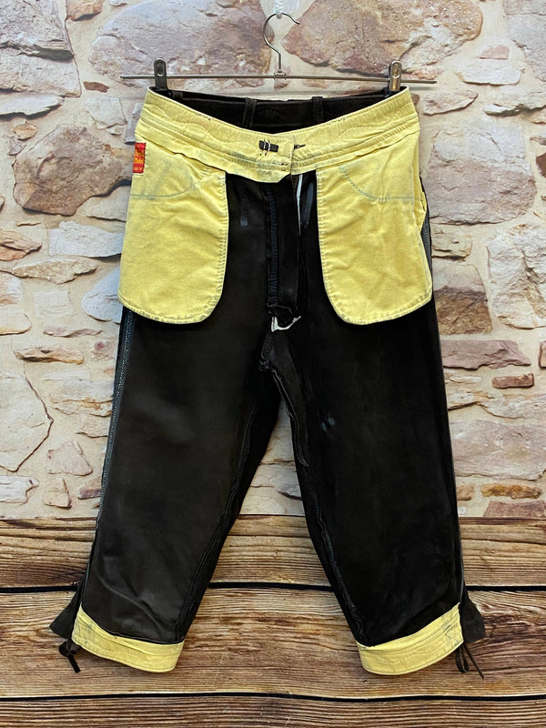 Damen Trachtenlederhose Gr. 36 – dunkelbraun 3/4 – Beckert Modell
