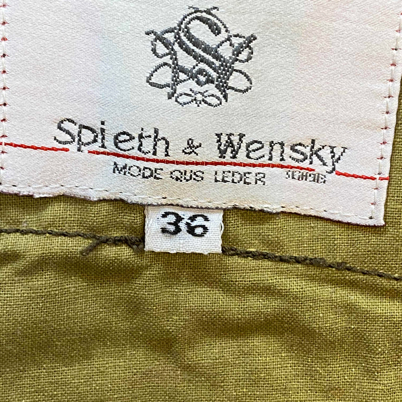 Kurze Vintage Damen Lederhose Spieth & Wensky – Gr. 36