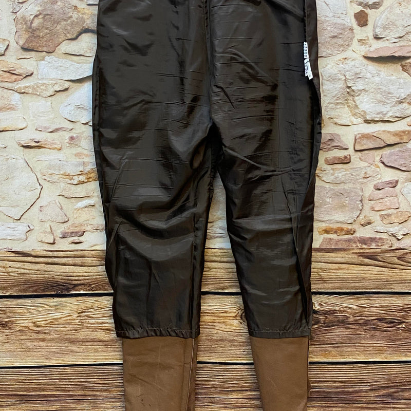 Vintage 80er/90er Damen Lederhose aus Echtleder Braun Gr. 42, Ansicht 6