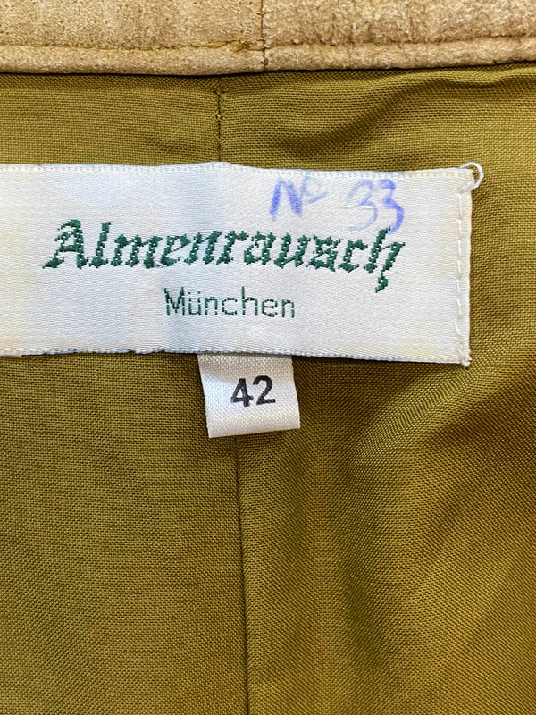 „Almenrausch München Label mit Größenangabe 42“