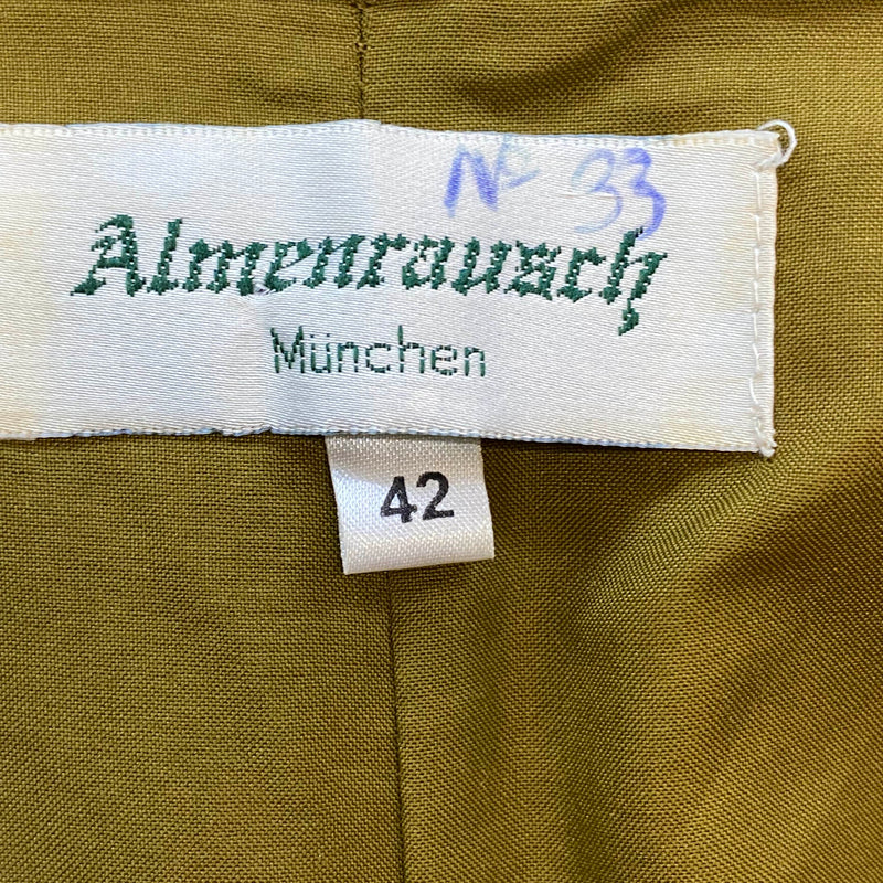 „Almenrausch München Label mit Größenangabe 42“