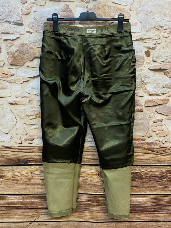 Lange Trachten-Lederhose in Olivgrün Gr.44