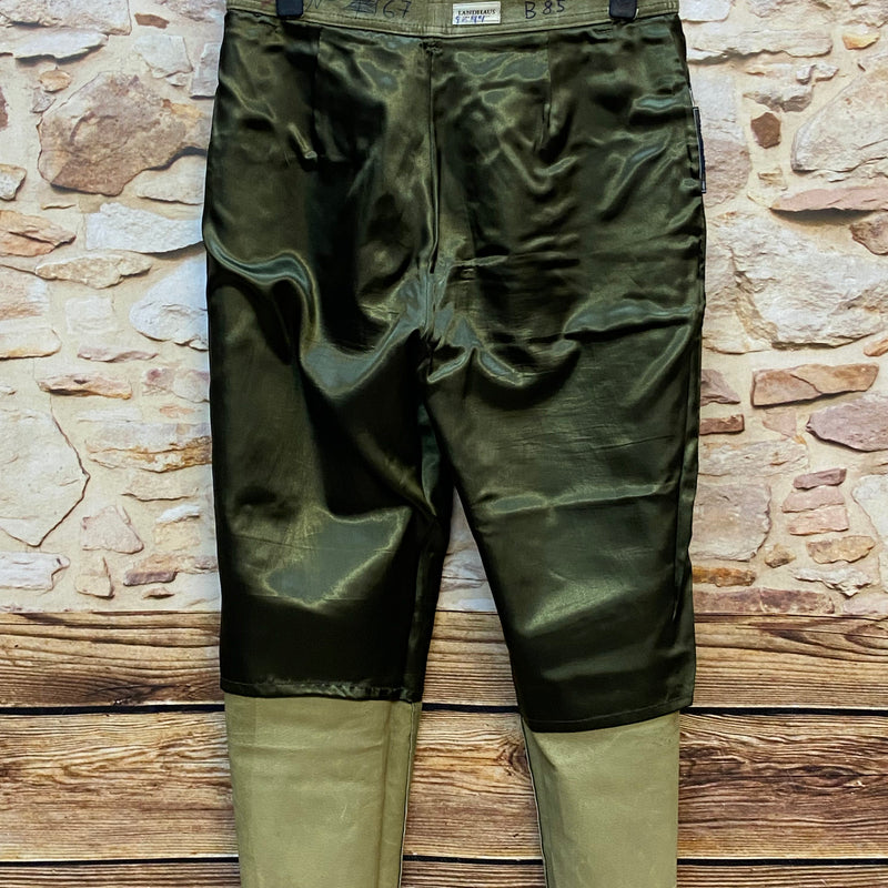 Lange Trachten-Lederhose in Olivgrün Gr.44