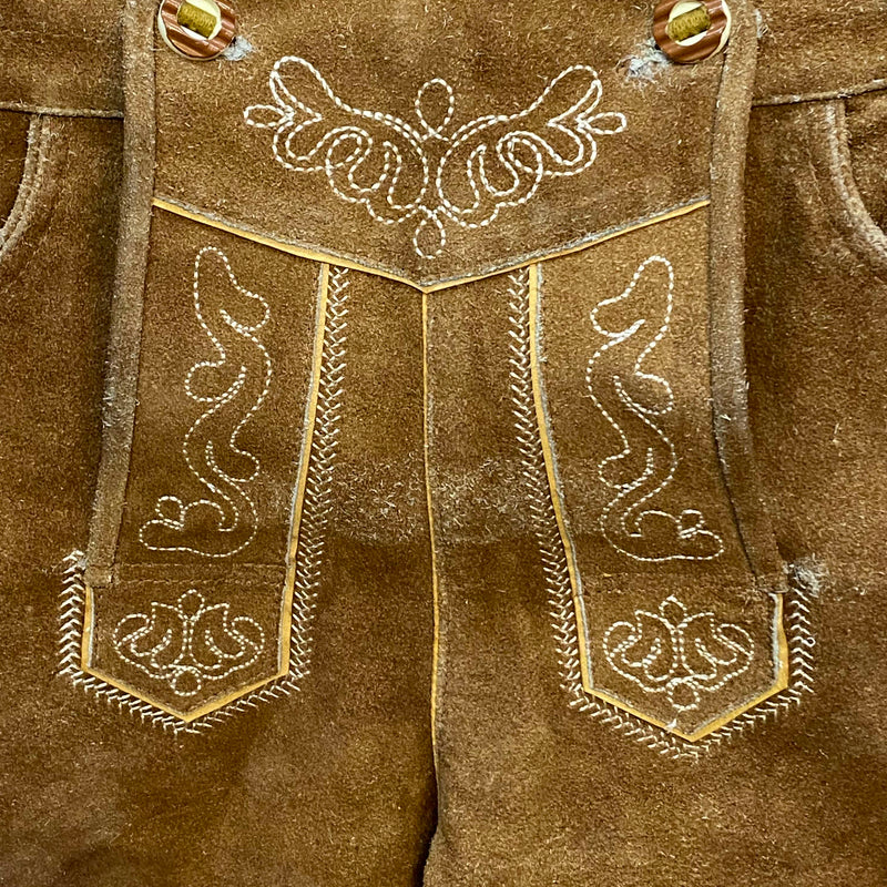 Kurze Trachtenlederhose Herren Gr. 50 – braune Lederhose von Occulto Trachten, Ansicht 6