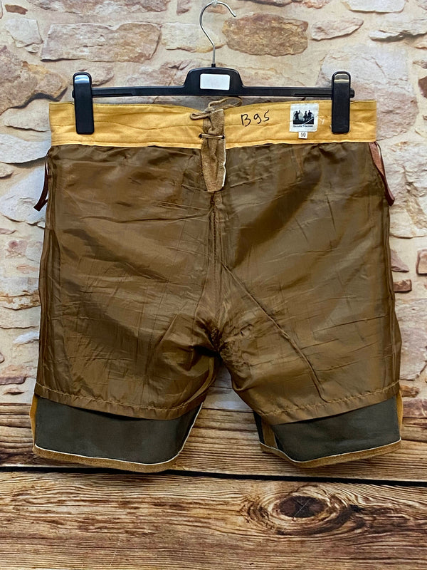 Kurze Trachtenlederhose Herren Gr. 50 – braune Lederhose von Occulto Trachten, Ansicht 3