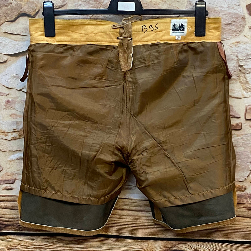 Kurze Trachtenlederhose Herren Gr. 50 – braune Lederhose von Occulto Trachten, Ansicht 3